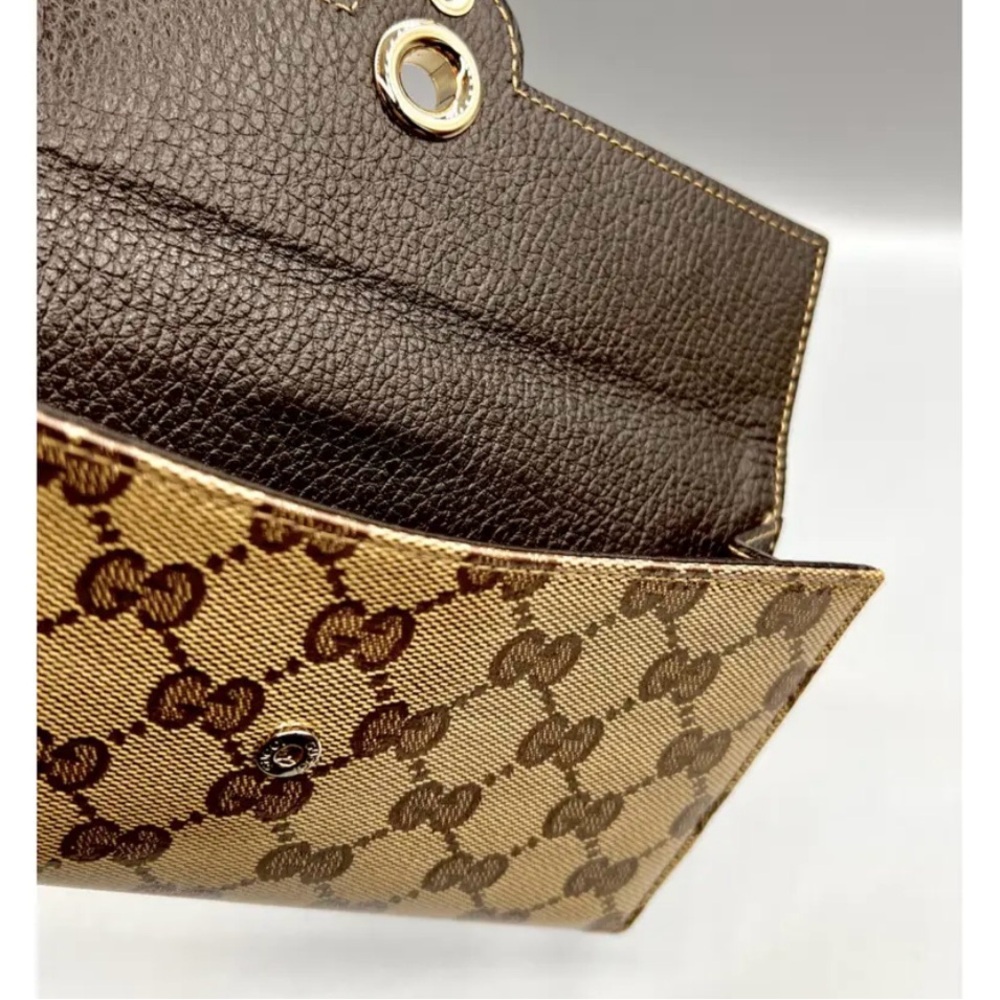 Authentic Vintage Gucci Canvas Eclipse Continenta… - image 3